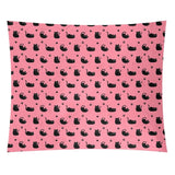 Katelyn Elizabeth Blue & Pink Triangle Pattern Tapestry