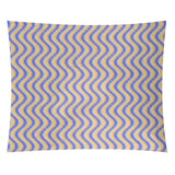 Katelyn Elizabeth Blue & Yellow Wavy Stripe Pattern Tapestry