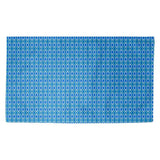 Katelyn Elizabeth Blue with Green Arrow Diamonds Dobby Rug