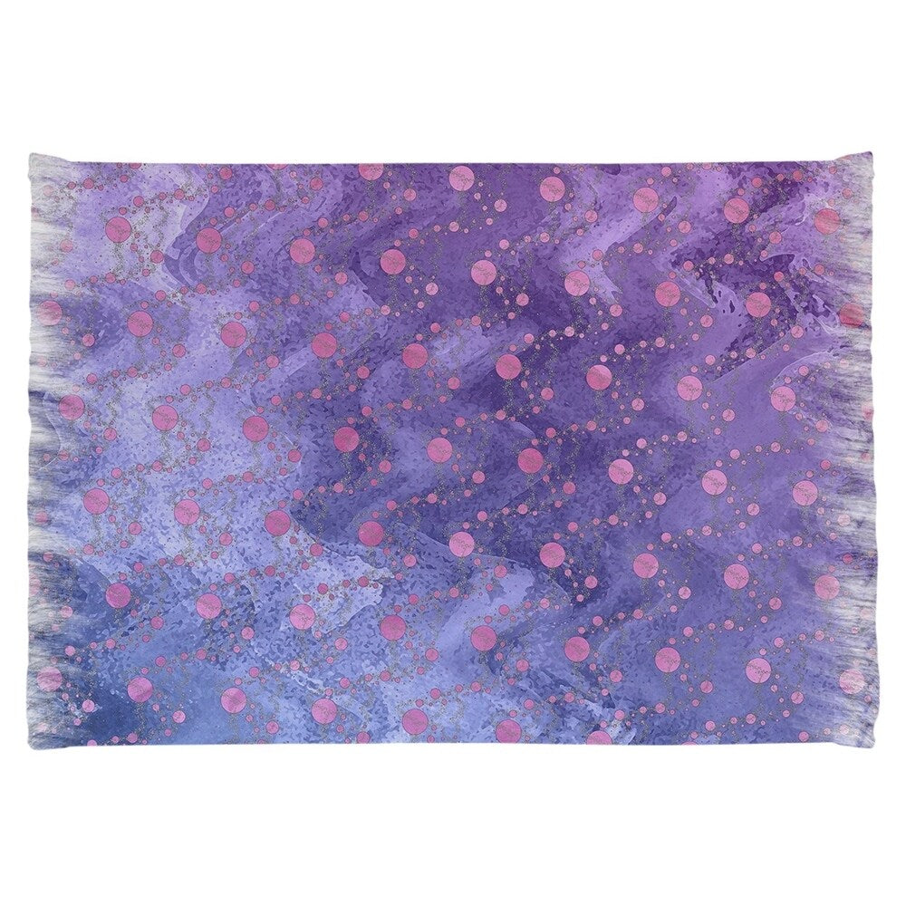 Katelyn Elizabeth Cotton Candy Ombre Planets & Stars Chenille Rug