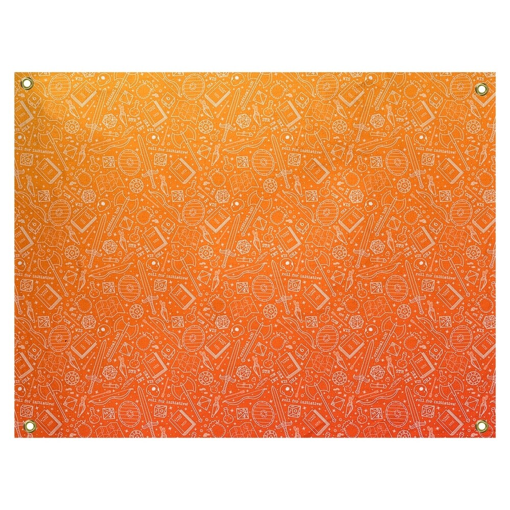 Katelyn Elizabeth Fire Ombre RPG Pattern Tapestry In/Out