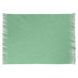 Katelyn Elizabeth Green Ombre Geometric Pattern Chenille Rug