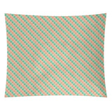 Katelyn Elizabeth Green & Orange Reverse Ombre Geometric Pattern Tapestry In/Out