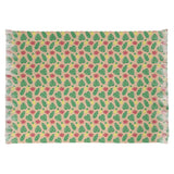 Katelyn Elizabeth Orange Tropical Pattern Chenille Rug