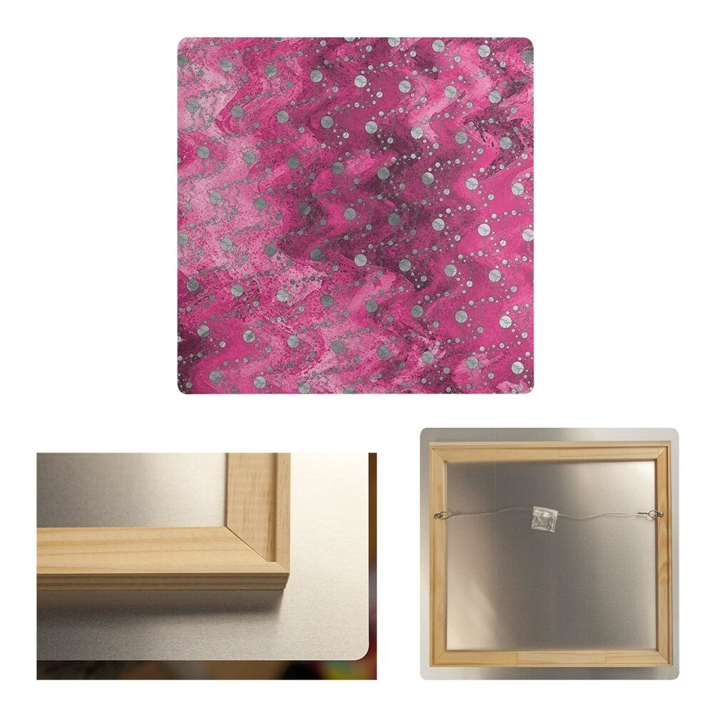 Katelyn Elizabeth Pink Planets & Stars Metal Print