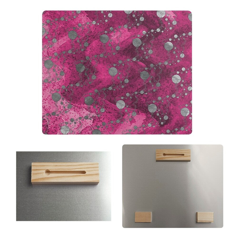 Katelyn Elizabeth Pink Planets & Stars Metal Print