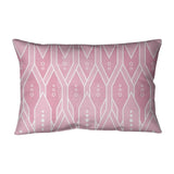 Katelyn Elizabeth Pink Trellis Pattern Pillow (w/ Removable Insert) - Poly Twill