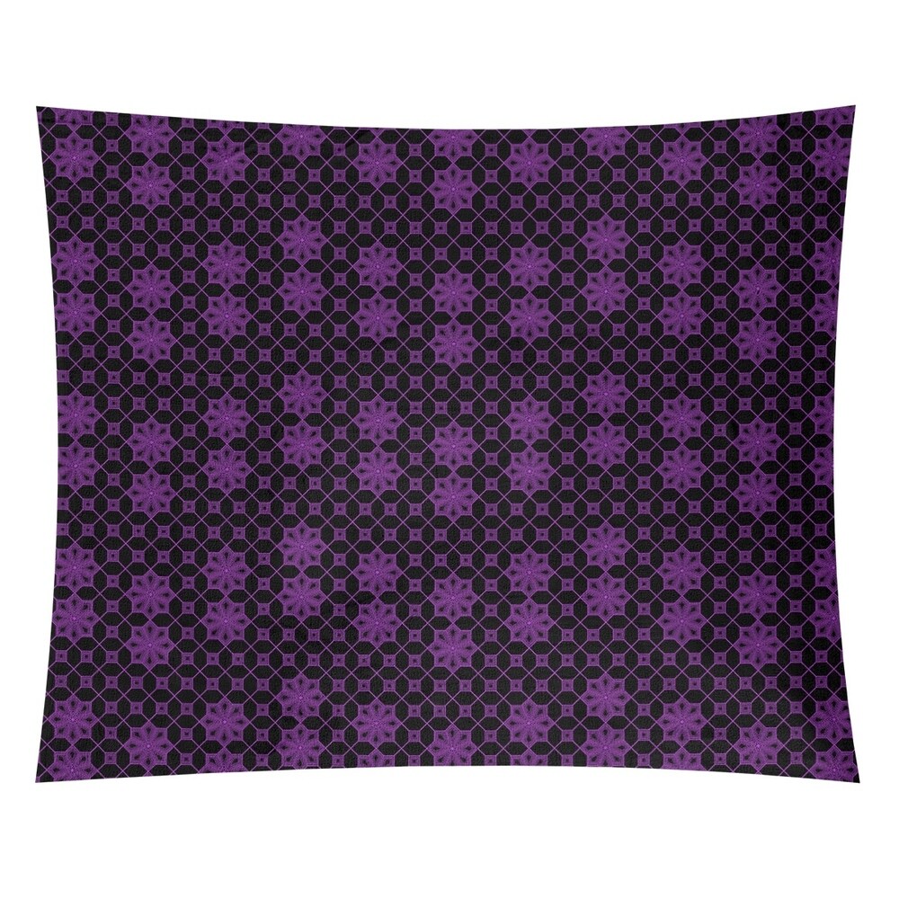 Katelyn Elizabeth Purple & Black Lattice Tapestry In/Out