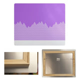 Katelyn Elizabeth Purple Mountain Pattern Metal Print