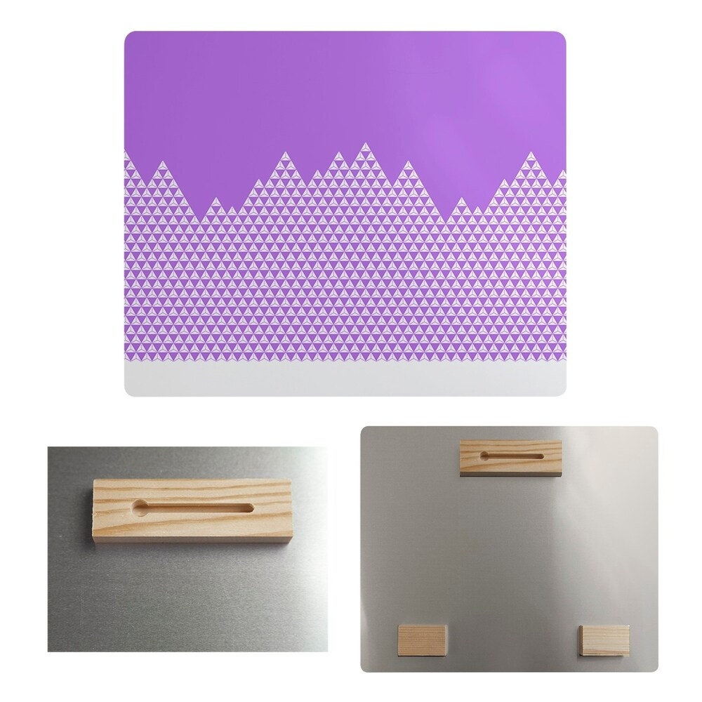 Katelyn Elizabeth Purple Mountain Pattern Metal Print