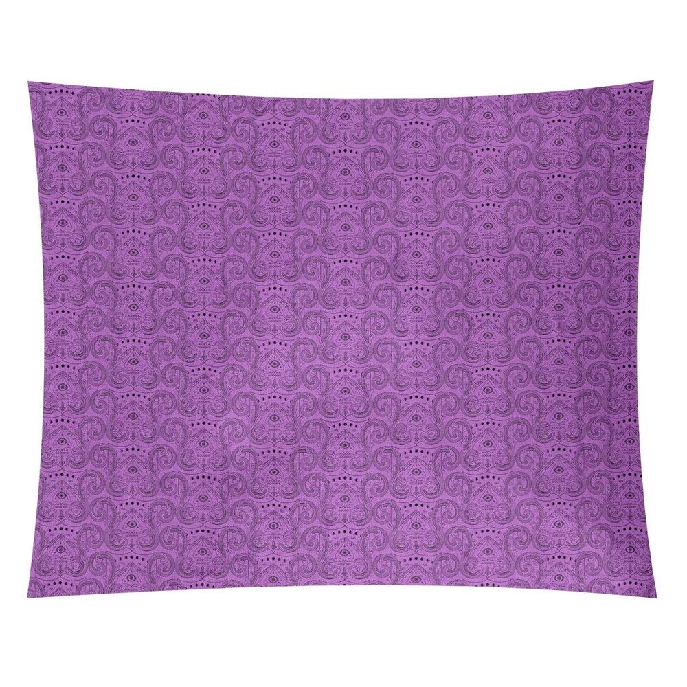 Katelyn Elizabeth Purple Third Eye Pattern Tapestry In/Out