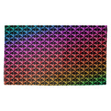 Katelyn Elizabeth Rainbow Bats Pattern Dobby Rug