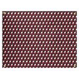 Katelyn Elizabeth Red Geometric Stripes Tapestry In/Out
