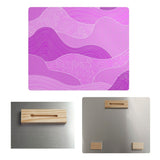 Katelyn Elizabeth Violet Hand Drawn Waves Metal Print