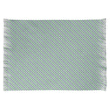 Katelyn Elizabeth Yellow Green & Blue Ombre Geometric Pattern Chenille Rug