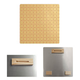 Katelyn Elizabeth Yellow with Red Doily Pattern Metal Print