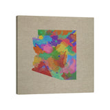 Katelyn Smith Arizona Watercolor Gallery-Wrapped Canvas - Brown