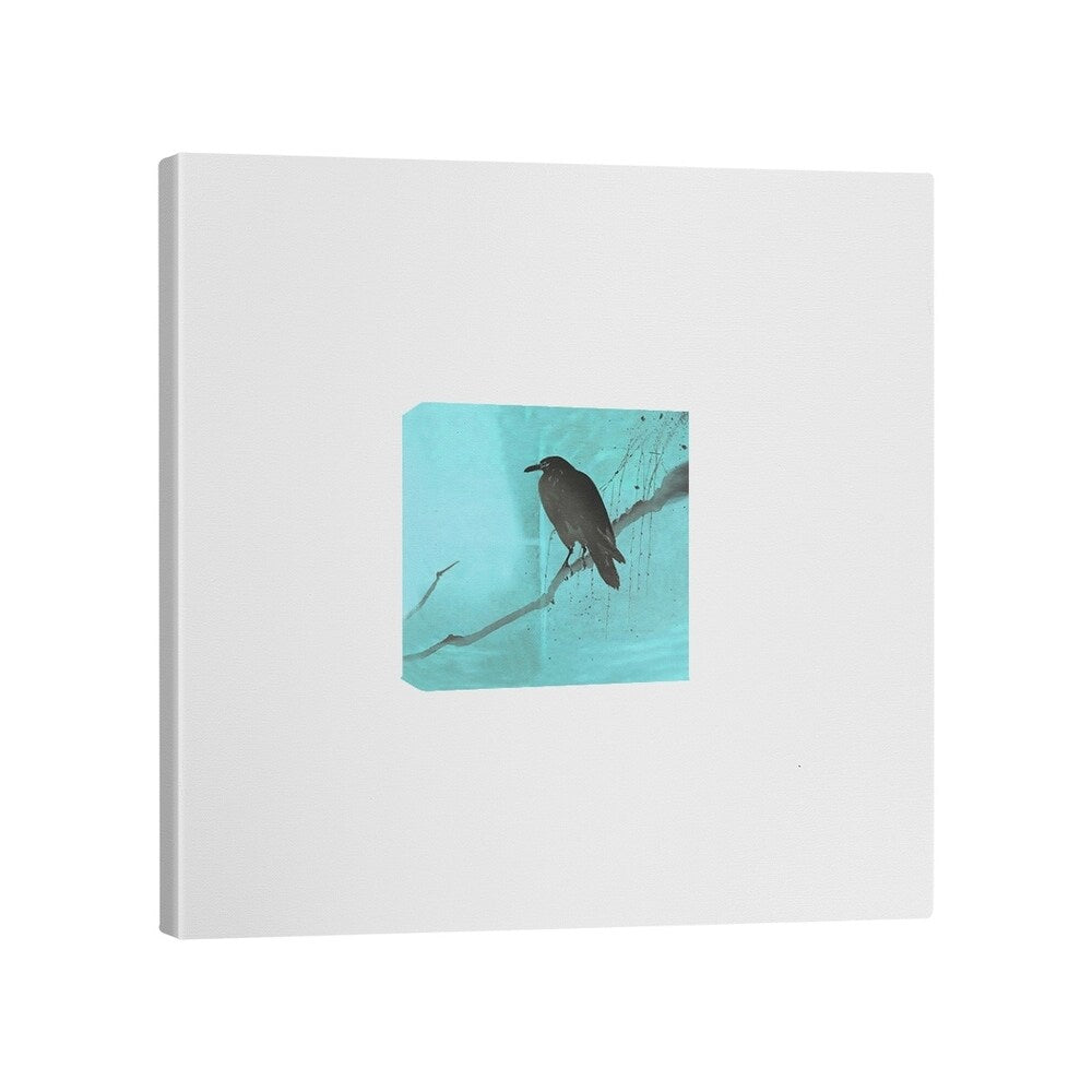 Katelyn Smith Blue Crow and Willow Gallery-Wrapped Canvas