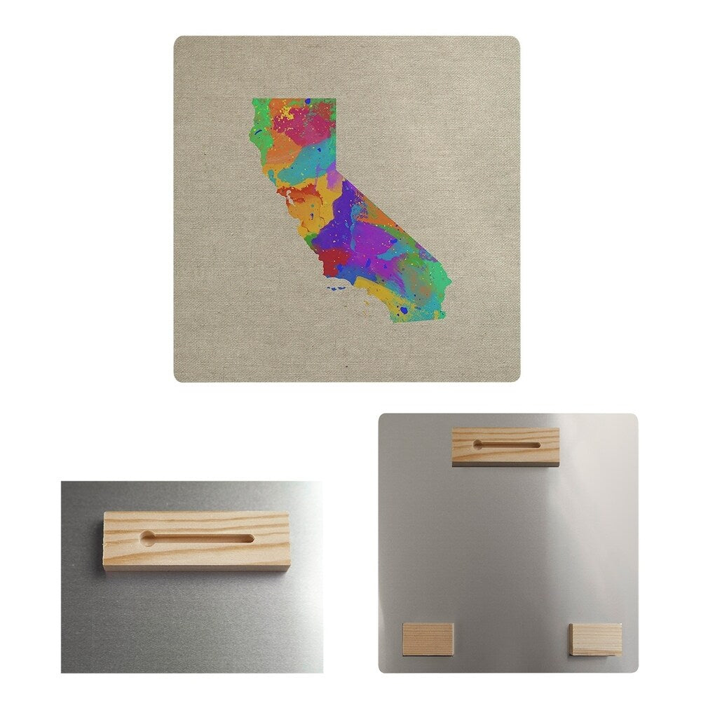 Katelyn Smith California Watercolor Metal Print