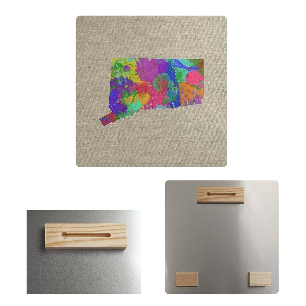 Katelyn Smith Connecticut Watercolor Metal Print