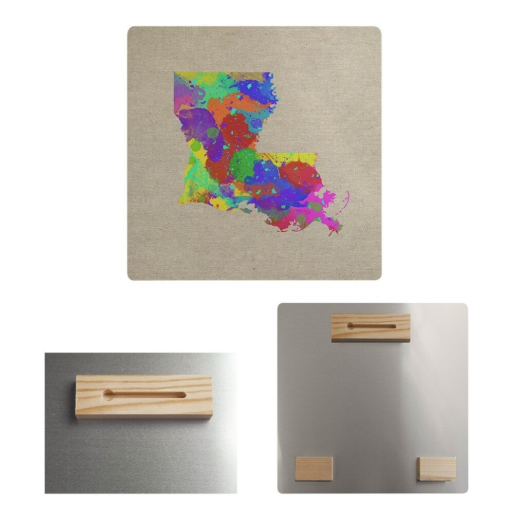 Katelyn Smith Louisiana Watercolor Metal Print