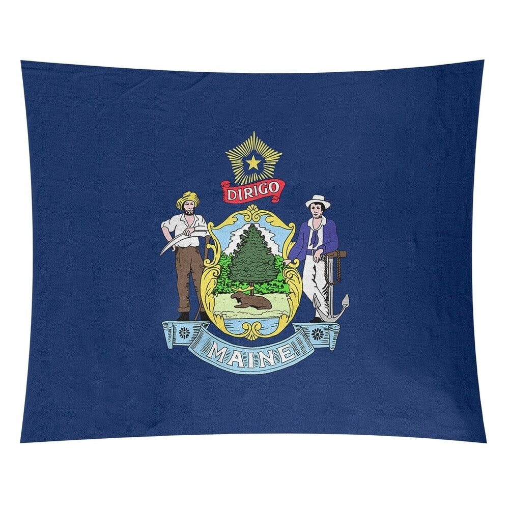 Katelyn Smith Maine Flag Wall Tapestry - 26 x 36