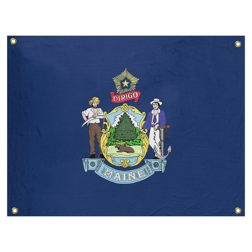 Katelyn Smith Maine Flag Wall Tapestry - 26 x 36