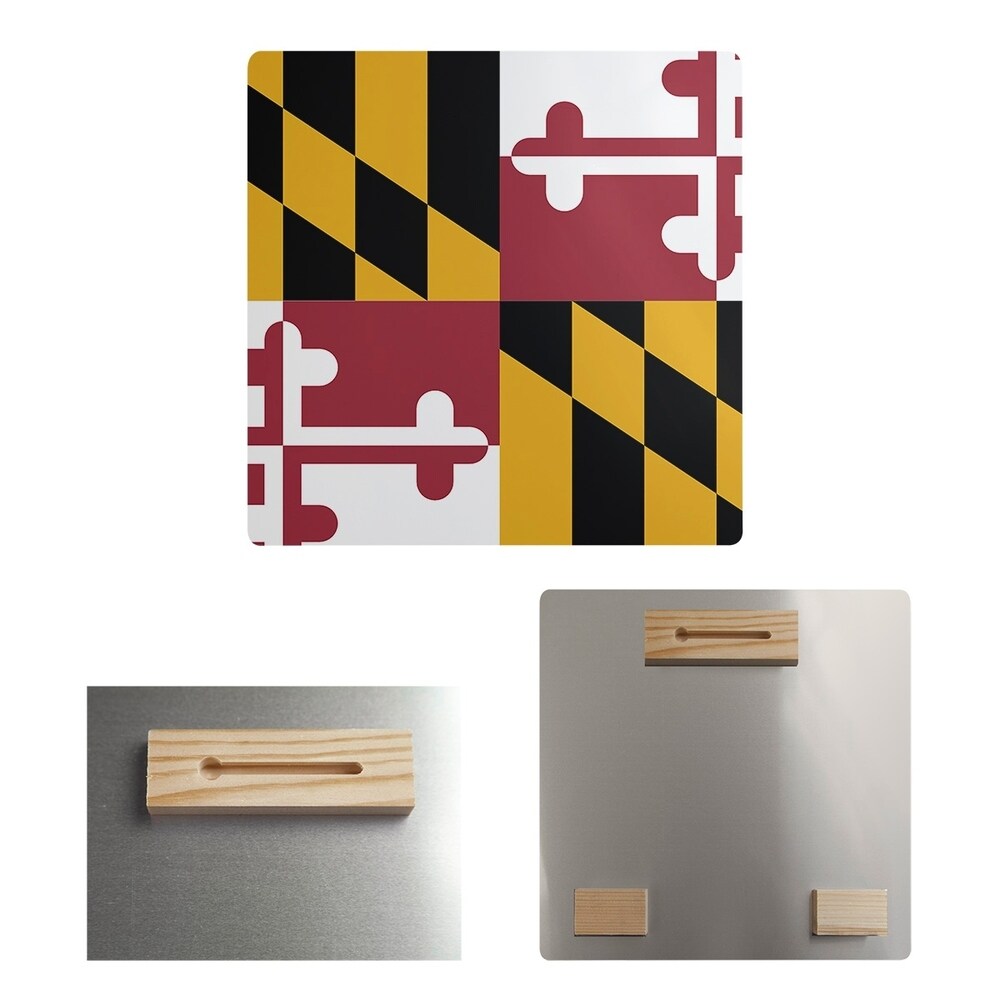 Katelyn Smith Maryland Flag Metal Print