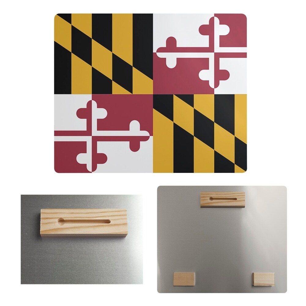Katelyn Smith Maryland Flag Metal Print