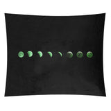 Katelyn Smith Moon Phases in Gree Wall Tapestry - 26 x 36