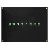 Katelyn Smith Moon Phases in Gree Wall Tapestry - 26 x 36