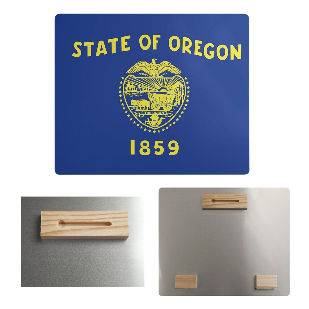 Katelyn Smith Oregon Flag Metal Print