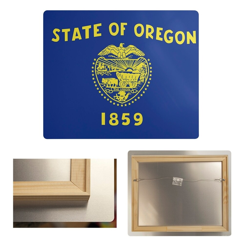 Katelyn Smith Oregon Flag Metal Print