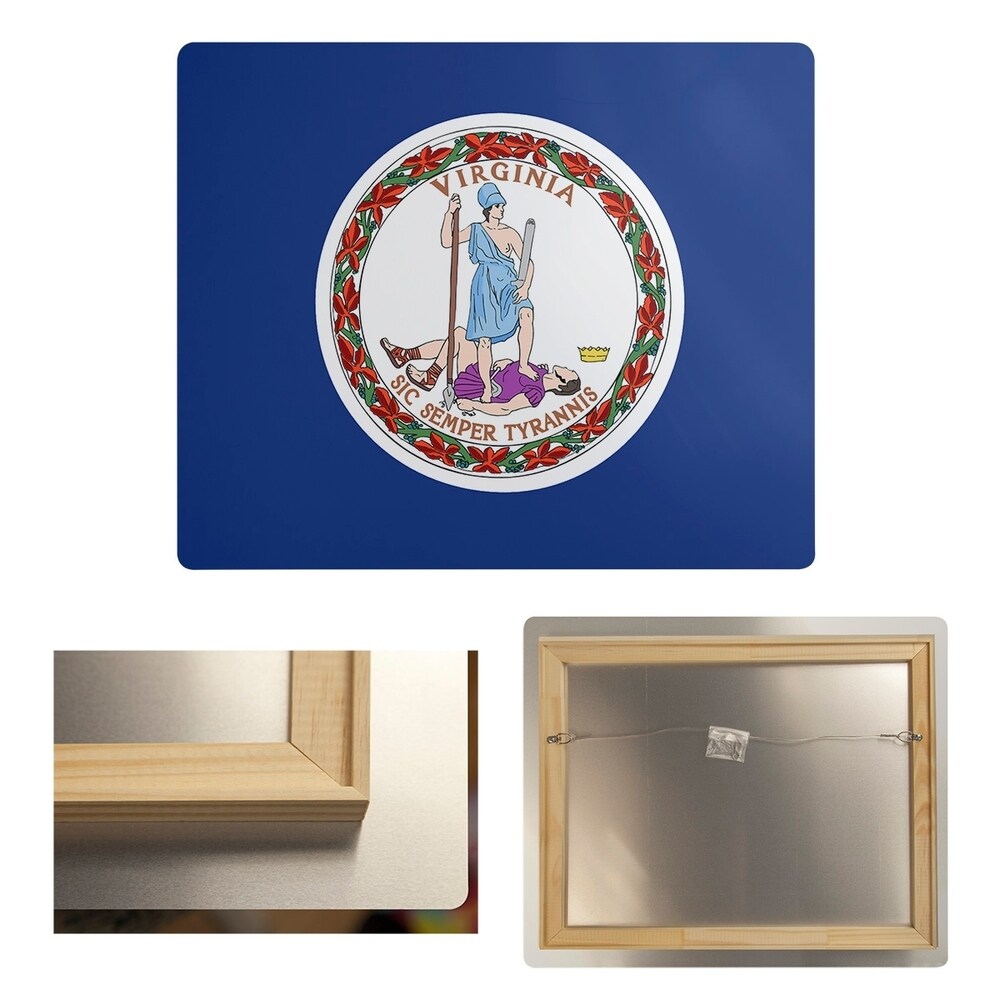 Katelyn Smith Virginia Flag Metal Print