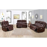 Kathleen Leather Power Sofa, Loveseat and Chair Recliner Set