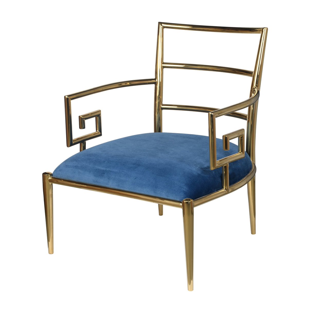 Kathy Ireland Stainless Steel Accent Chair