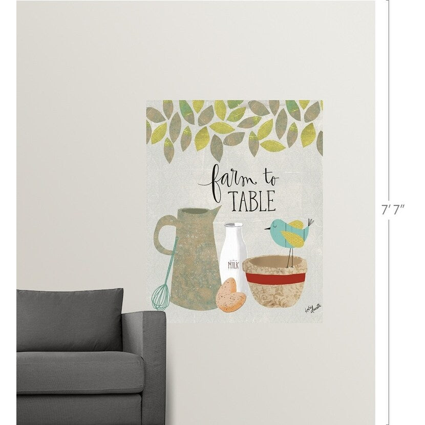 "Farm to Table" Poster Print - Multi