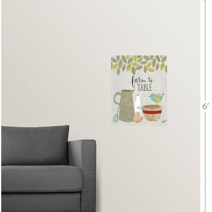 "Farm to Table" Poster Print - Multi