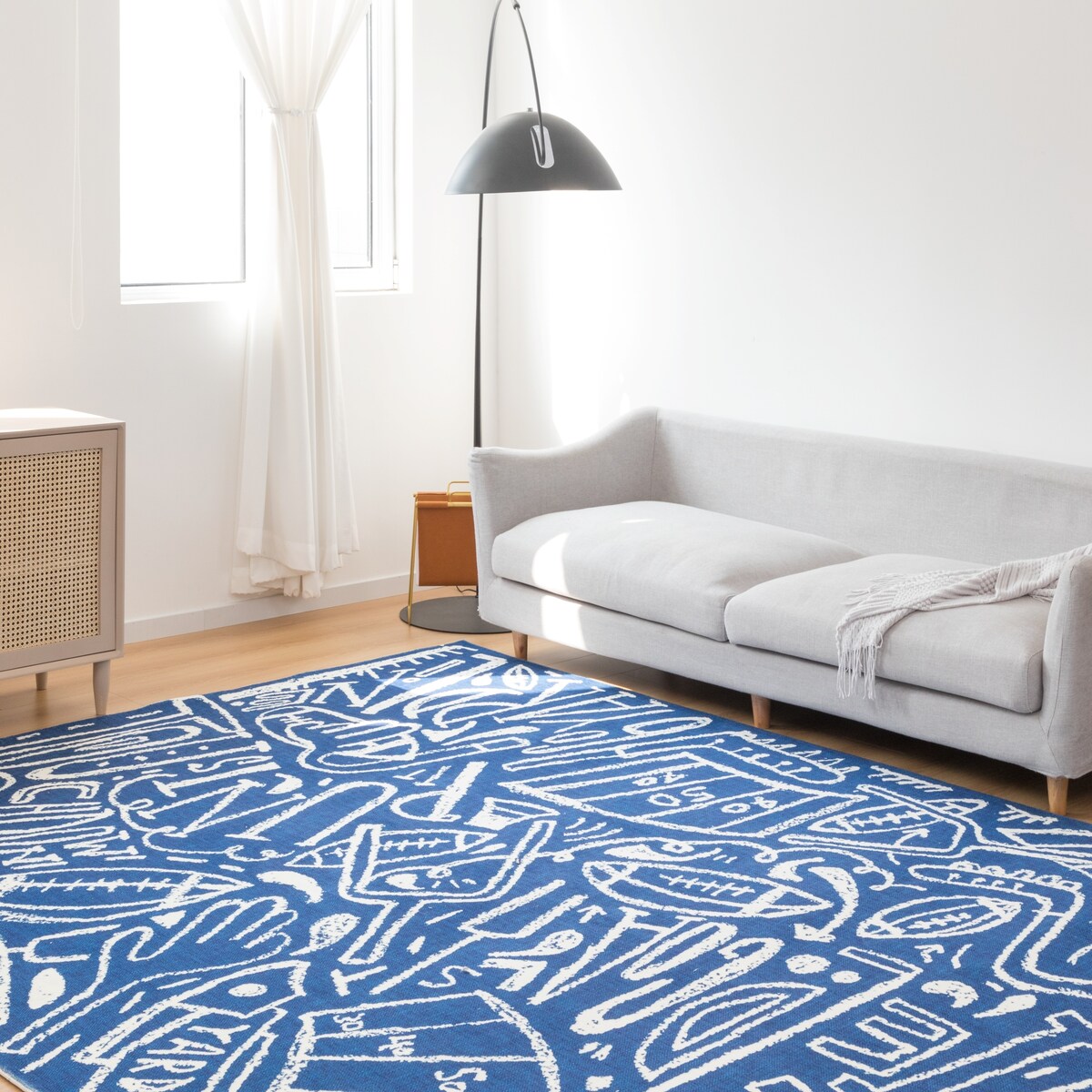 Katie Merz SPORTSGLYPHS Football Area Rug