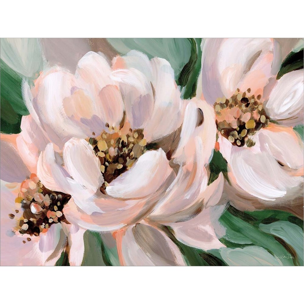 Katrina Pete 'Blush Peonies' Framed Art