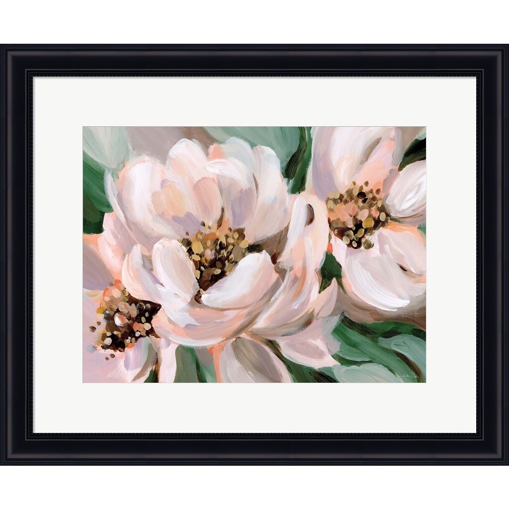 Katrina Pete 'Blush Peonies' Framed Art