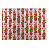 Kavka Designs Pink/ Red/ Green Bbq Indoor/Outdoor Floor Mat ( 4' X 6' ) - 4' x 5'