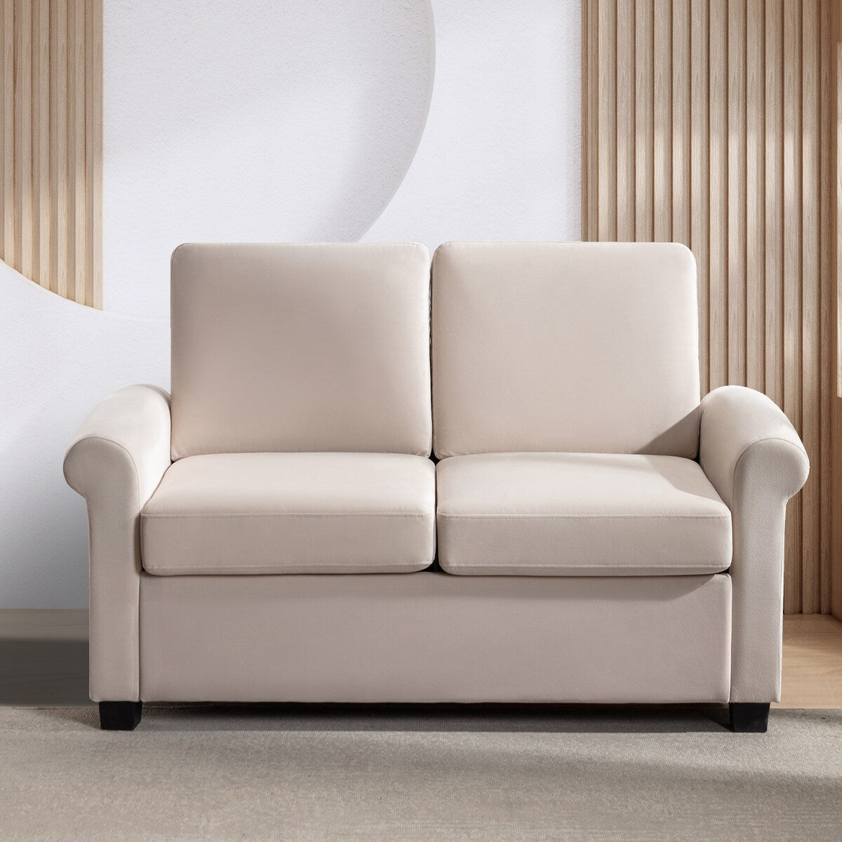 Kayden Sleeper Sofa with Twin Size Mattress Pad