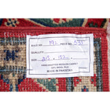 Kazak Oriental Hand Knotted Traditional Wool Pakistani Area Rug - 7'1" x 5'0"