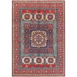 Kazak Oriental Hand Knotted Traditional Wool Pakistani Area Rug - 7'1" x 5'0"