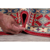 Kazak Oriental Hand Knotted Traditional Wool Pakistani Area Rug - 7'1" x 5'0"