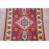 Kazak Oriental Hand Knotted Wool Pakistani Area Rug - 4'0" x 2'9"