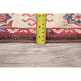 Kazak Oriental Hand Knotted Wool Pakistani Area Rug - 4'4" x 2'8"