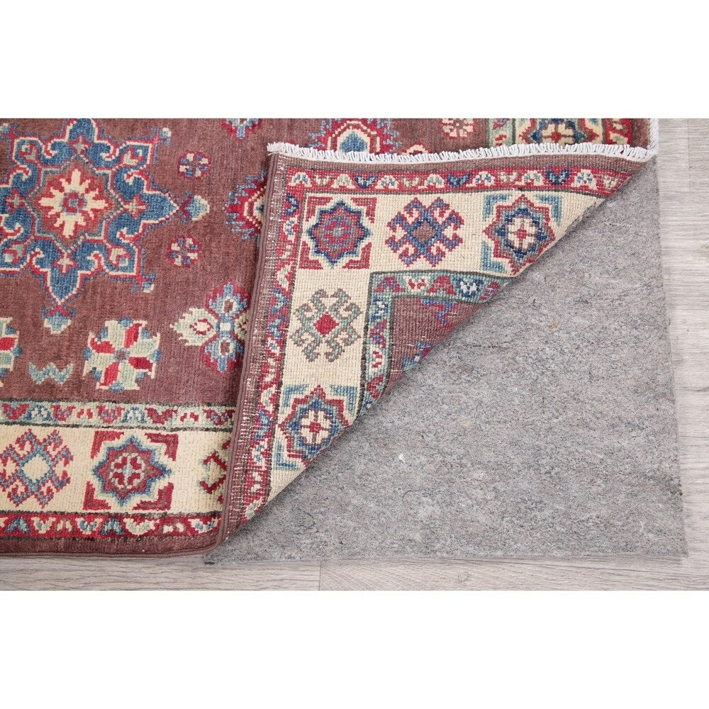 Kazak Oriental Hand Knotted Wool Pakistani Area Rug - 4'4" x 2'8"