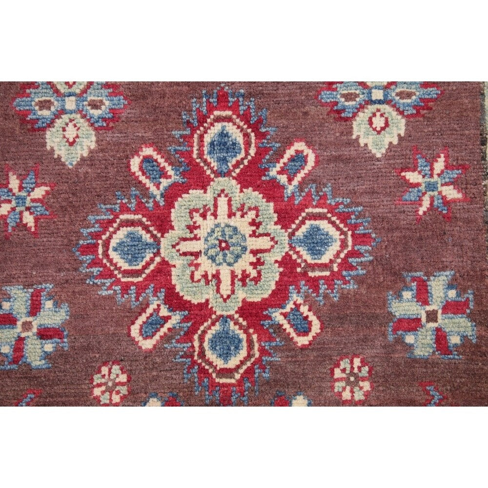 Kazak Oriental Hand Knotted Wool Pakistani Area Rug - 4'4" x 2'8"